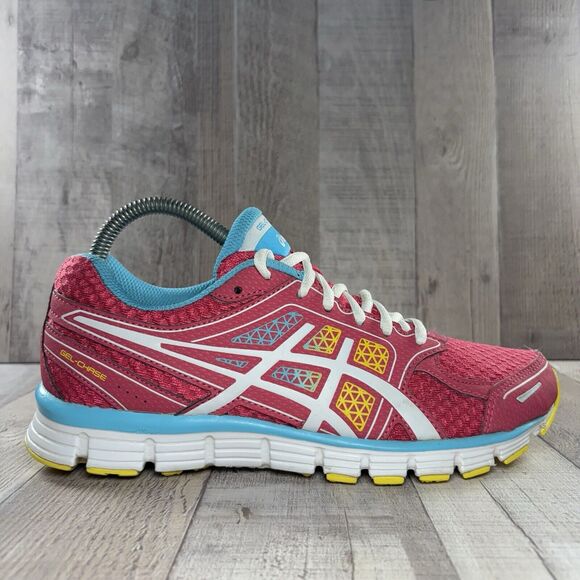 Asics GEL Chase Womens Size 8 Running Shoes Sneakers Trainers Low Top Pink T3A7Q - Picture 5 of 11